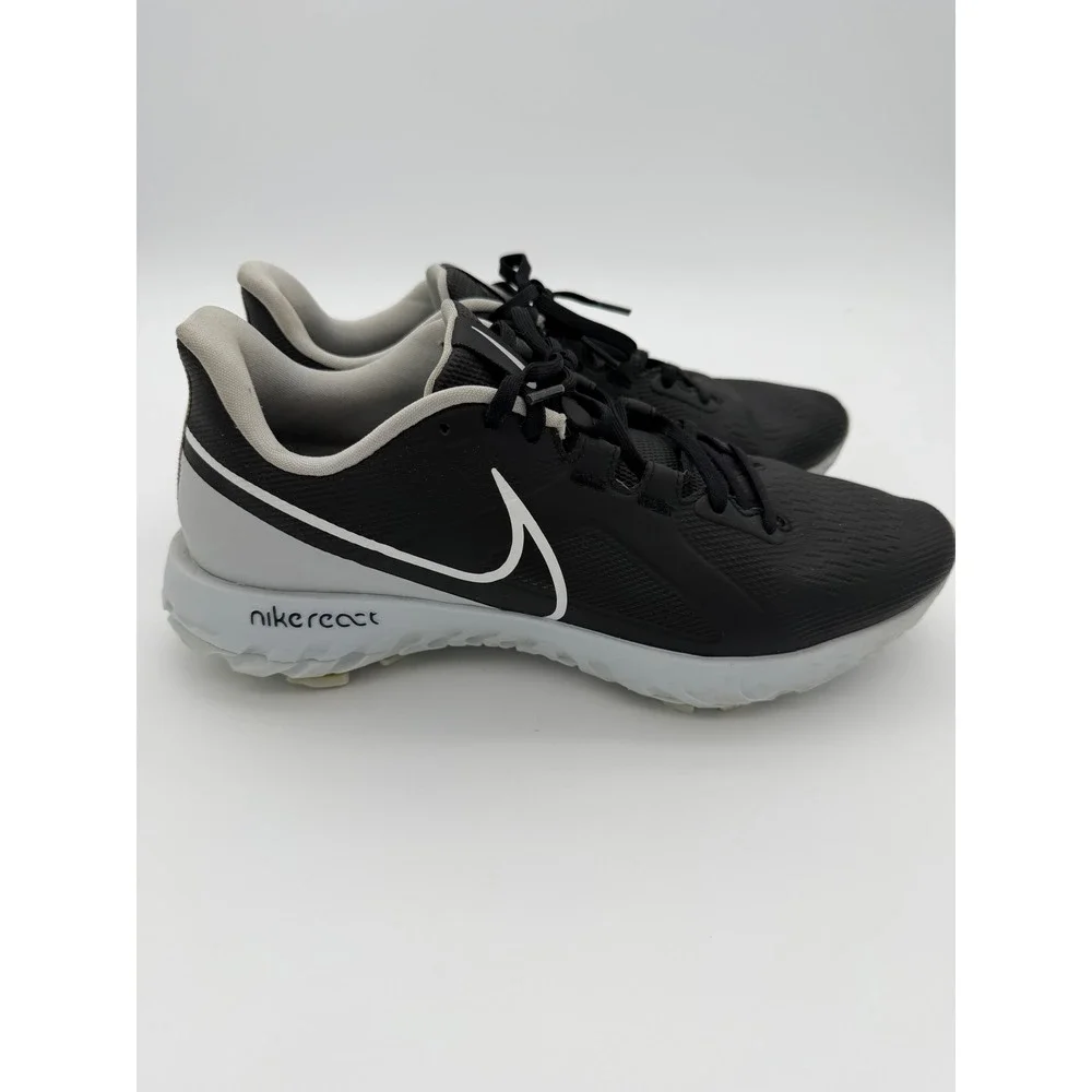 Nike React Infinity Pro Golf Shoes Cleats Black White CT0531-001 Mens Size 10.5